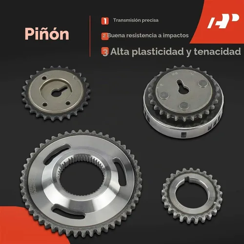 Vista 5 de A-Premium Kit de cadena de distribución del motor de 14 piezas con piñón