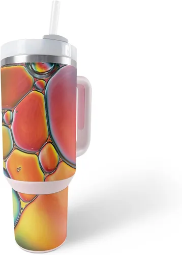 Vista 9 de MightySkins Skin - Vaso de vinilo compatible con Stanley The Quencher H2.0 FlowState de 40 onzas, cubo de rompecabezas, protectora, duradera