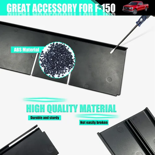 Vista 6 de Compatible con organizador de guanteras Ford F150 2021 2022 2023 2024 – Organizador de consola central, divisor de almacenamiento interno, caja