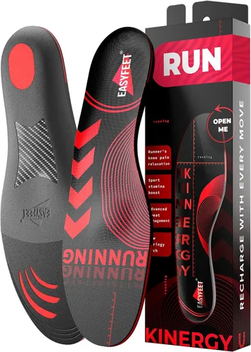 Vista 9 de Plantillas para zapatos deportivos de running para hombre y mujer - Plantilla deportiva - Insertos de absorción de impactos - Para caminar, hacer