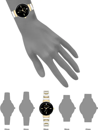 Vista 4 de Anne Klein Reloj de pulsera con esfera de diamante genuino para mujer