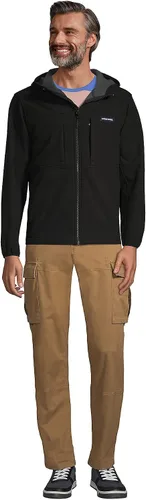 Vista 4 de Lands' End Chaqueta de vellón elástica Softshell para hombre