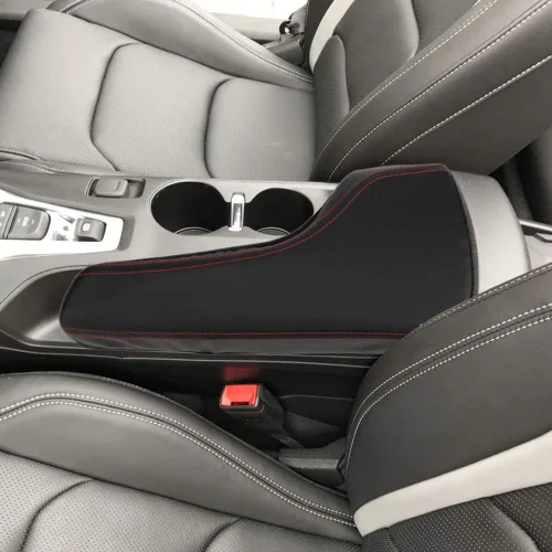 Vista 16 de XITER Funda de cuero para consola de automóvil, impermeable, protector para reposabrazos de consola central para Chevrolet Camaro 2010 2011 2012