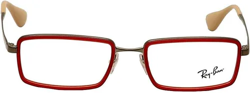 Vista 3 de Ray-Ban RX6337-2856 Gafas graduadas Red Rubber 2.087 in, rojo (Rubberized Red)