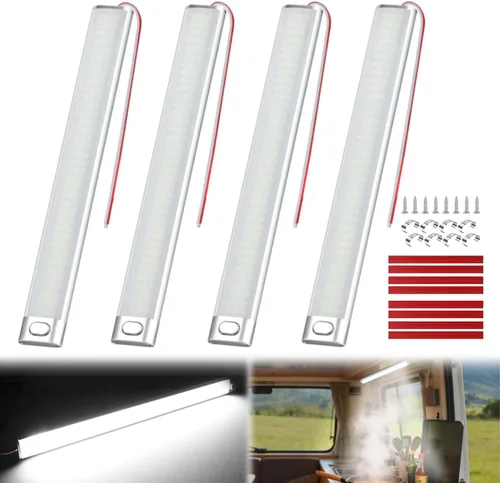 Vista 20 de Nilight 2 luces LED para interiores de 12.5 pulgadas, 10 W, 96 LED, 3 colores regulables (3100 K-6500 K) con función de memoria, luces de techo de 3