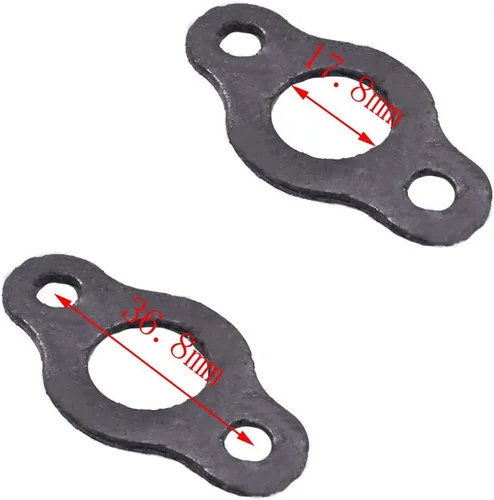 Vista 3 de Nueva junta de brida de tubo de 10 unids para 49cc 66cc 80cc 2 tiempos motor motorizado bicicleta