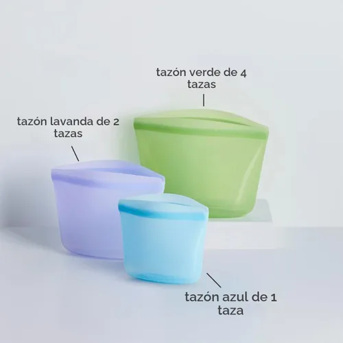Vista 2 de Stasher Bolsas de silicona reutilizables de alta calidad y bolsa