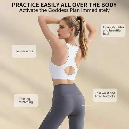 Vista 7 de Figura 8 Banda de resistencia de fitness con asas, cuerda elástica de entrenamiento de brazo y espalda para entrenamiento de barra pura, pecho
