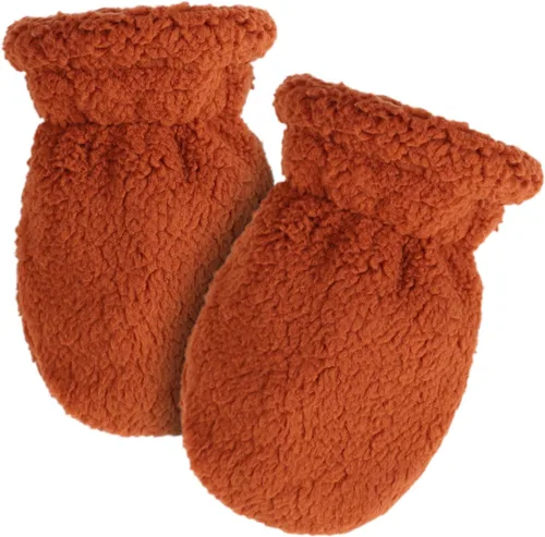 Vista 2 de Zsedrut Guantes de invierno para bebés y niños, guantes cálidos con forro polar para niños de 1 a 7 años