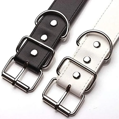 Vista 2 de Abitoncc Gargantilla de piel sintética negra para Haley Cosplay Custume Accessiores Puddin Gargantilla Collar Collar, Cuero