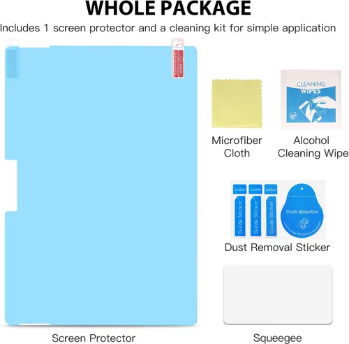 Vista 9 de Moko Protector de pantalla similar al papel para Surface Go, escribe, dibuja y dibuja con el lápiz Surface como en papel, película PET antirreflejo
