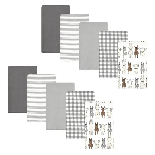 Vista 326 de Hudson Baby - Paños unisex de franela de algodón para bebé, avión, talla única