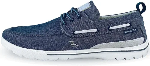Vista 2 de SKUZE Zapatos náuticos de lona Captiva Stretch Fit para hombre
