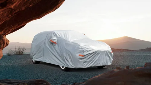 Vista 8 de Kayme Hatchback - Funda impermeable para todo tipo de clima (hasta 177 pulgadas) Protects cars from outdoor UV exposure, blocks blowing dust and