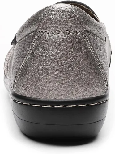 Vista 8 de Geoeleph Mocasines casuales para mujer, mocasines cómodos para caminar, mocasines de cuero para conducir