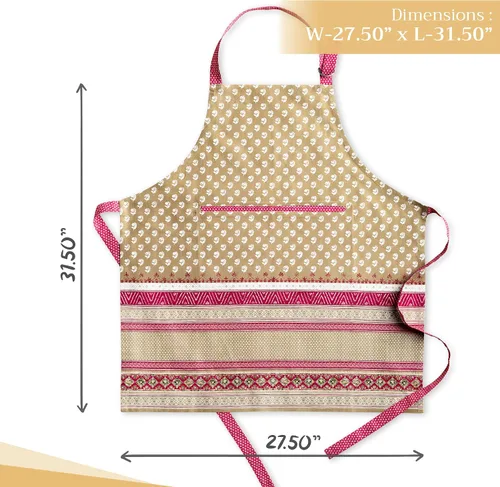 Vista 227 de Maison d' Hermine Delantales para mujer con bolsillo, 100% algodón (27.50 x 31.50 pulgadas)