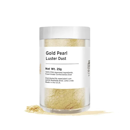 Vista 48 de BAKELL - Polvo colorante Luster Dust comestible Christmas Green, certificado Kosher, pintura y polvo 100 % comestible, de grado alimenticio, pintura