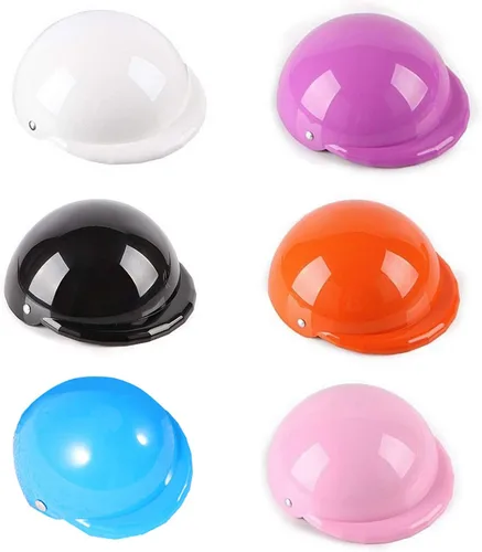 Vista 8 de Casco de perro para mascotas, casco duro para mascotas, Chihuahua, motocicletas, bicicleta, protección al aire libre, a prueba de sol, impermeable