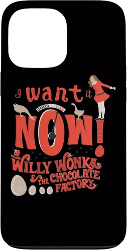 Vista 24 de Willy Wonka Carcasa para iPhone 17 y The Chocolate Factory I Want It Now