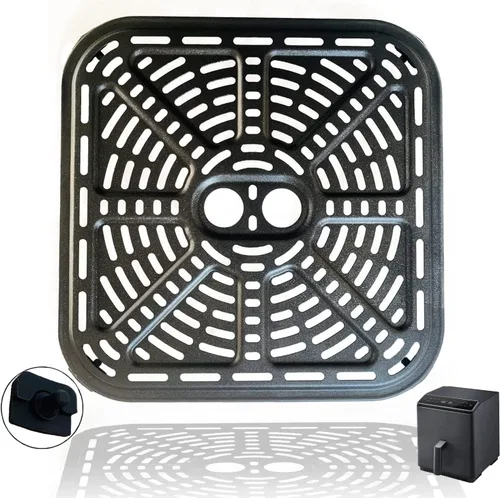 Vista 13 de ALJ Estante para freidora de aire de 6.5 cuartos para freidora de aire Ninja OS300/OS301/FD302/FD305/OP302 Foodi para freidora de aire, parrilla