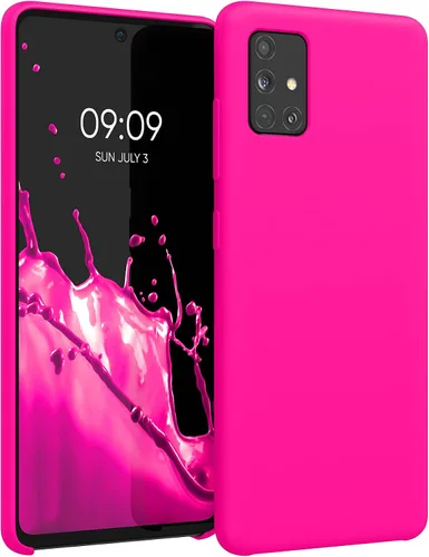 Vista 32 de kwmobile Funda Compatible con Samsung Galaxy A14 5G - Funda de teléfono de TPU y silicona con acabado suave - Verde Lima