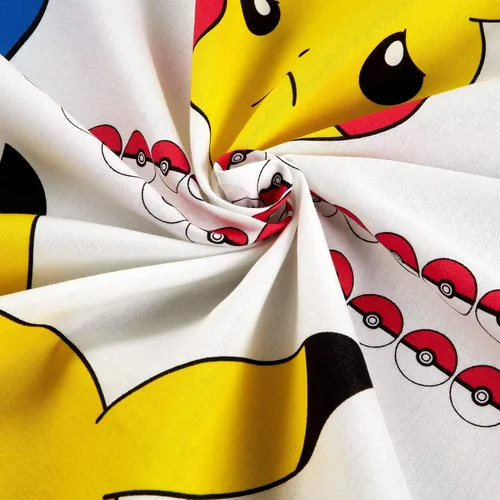 Vista 4 de Robert Kaufman Pokemon Pikachu - Tela de edredón de 24 pulgadas, multicolor