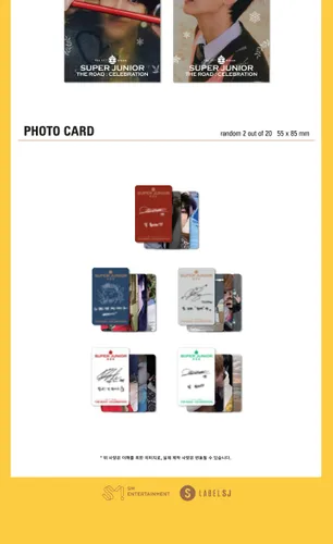 Vista 4 de SUPER JUNIOR Vol.2 The Road : Celebration 11th Album Poster+Photobook+Photocard+Tracking Random Version
