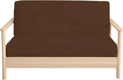 Vista 20 de Fundas para futón sin brazos tamaño individual, fundas de futón 100% algodón egipcio, funda de sofá con cremallera, protector de sofá cama, funda