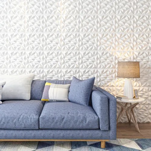Vista 5 de Art3dwallpanels - Paneles de pared 3D, color blanco, paquete de 33