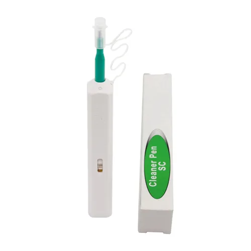 Vista 11 de 1 pc limpiador de fibra óptica Herramientas de fibra óptica Cleaing Pen para LC/MU 0.049 in Conector Más de 800 Limpia la cara del extremo