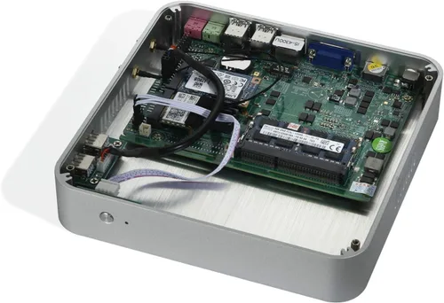 Vista 6 de KINGDEL Mini computadora de escritorio, mini PC sin ventilador con CPU Core i5, 16 GB de RAM, SSD de 256 GB, puerto HD, VGA, 4 x USB 3.0, WiFi