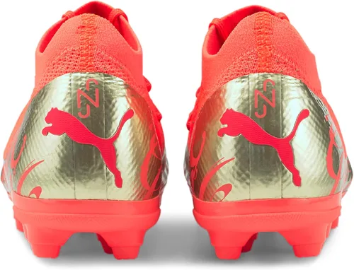 Vista 3 de PUMA Tenis unisex Future Z 3.4 Neymar Jr. Firm Artificial Ground, Coral, oro