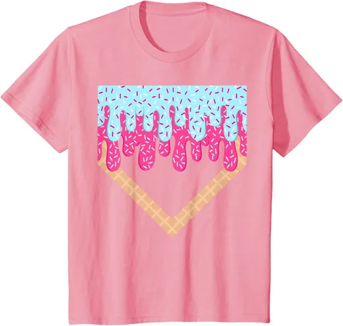 Vista 66 de Baseball Drip Boys Home Plate Ice Cream Sport Players & Fans Camiseta