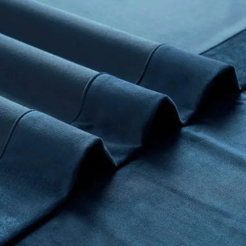 Vista 8 de HPD Half Price Drapes Juego de 2 paneles de cortinas básicas de terciopelo para oscurecer la habitación, cortinas con ojales de 96 pulgadas