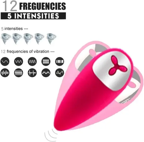 Vista 3 de Juguete sexual vibratorio, estimulador femenino del punto G y del clítoris, múltiples modos de vibración, juguete para adultos, dispositivo