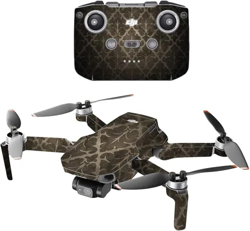 Vista 17 de MightySkins - Compatible con DJI Mini 2 Dron portátil - Morado antiguo Funda protectora de vinilo duradera y única Fácil de aplicar, quitar