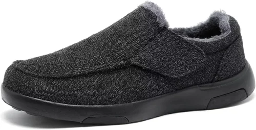 Vista 10 de OrthoComfoot Pantuflas Ortopédicas para Hombre Zapatos de Caminar con Soporte del Arco: Mocasines Sin Cordones para Fascitis Plantar, Zuecos