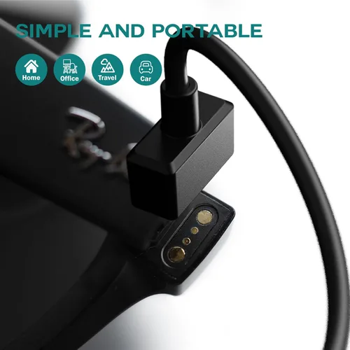 Vista 7 de TUSITA Cable de carga compatible con lentes inteligentes Ray-Ban Stories - 1M