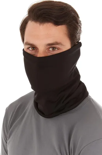 Vista 3 de Thermajohn Calentador de cuello de forro polar para hombre, bufanda de invierno para clima frío