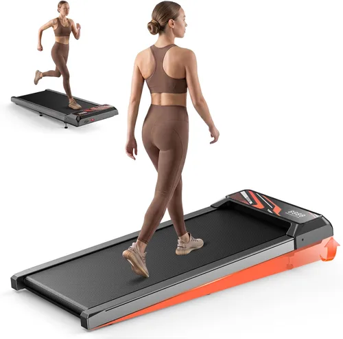 Vista 9 de Walking with Incline Pad and Handle Bar, 2.5HP Low Noise Treadmill, 270lbs Remote Control, 3 in 1 Mini Walking Machine, Walking with Incline Mat