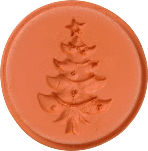 Vista 12 de JBK Pottery Sellos de Galletas de Terra Cotta para Hornear, Seguros para Horno y Lavavajillas - Cortador de Galletas, Moldeador, Prensa de Sellos