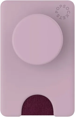 Vista 5 de Cartera para teléfono PopSockets con soporte expandible, tarjetero para teléfono - Rosa suave Rosa rubor