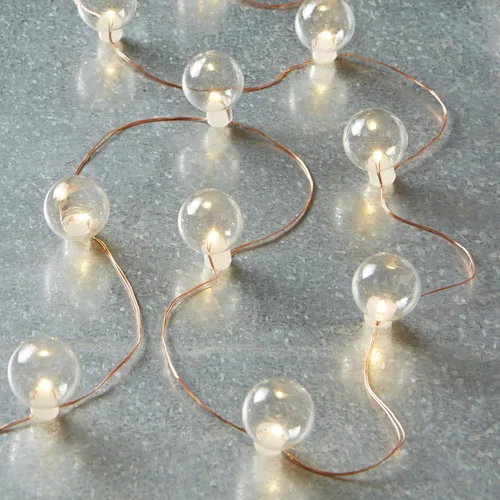 Vista 2 de Ashland Cadena de luces LED blancas de 30 quilates