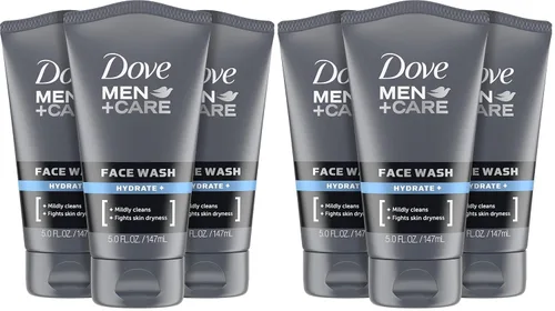 Vista 16 de DOVE MEN + CARE Face Wash Hydrate Plus Skin Care, 5 onzas, (paquete de 3)