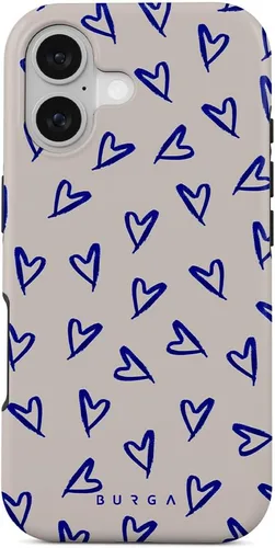 Vista 60 de BURGA - Funda compatible con iPhone 12, apta para carga inalámbrica, carcasa rígida híbrida de 2 capas + funda de silicona, resistente, ajuste