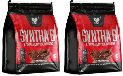 Vista 19 de BSN SYNTHA-6 - Proteína de suero en polvo, crema de piedra fría, sabor Remix de pastel de cumpleaños, caseína micelar, polvo aislado de proteína