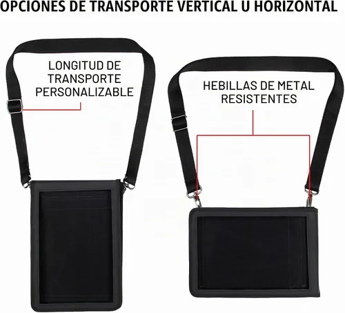 Vista 3 de USA GEAR Funda para tablet infantil de 7 a 8 pulgadas con protector de pantalla, correa de asiento de automóvil y correa para el hombro, funda