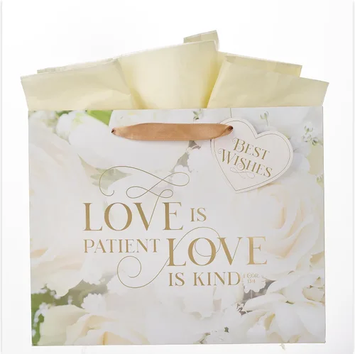 Vista 57 de Christian Art Gifts Bolsa de regalo grande de las Escrituras de Paisaje con tarjeta de felicitación y juego de papel de seda para niños: cada