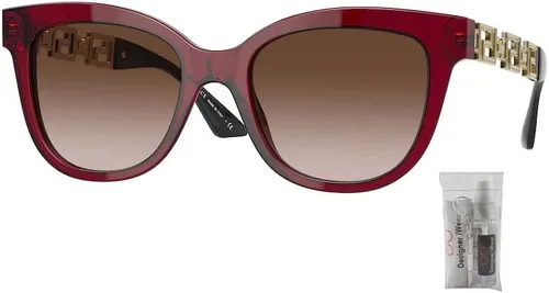 Vista 2 de Versace VE4394 Cat Eye Sunglasses for Women BUNDLE With Designer iWear Complimentary Eyewear Kit