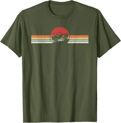 Vista 41 de Camiseta retro vintage Off Road 4X4 Negro